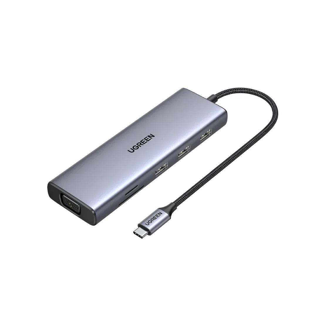 UGREEN USB HUB TYPE C 7IN1 10IN1 GRAY