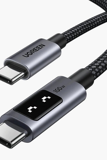 UGREEN CABLE BRAIDED UNO C TO C BLACK