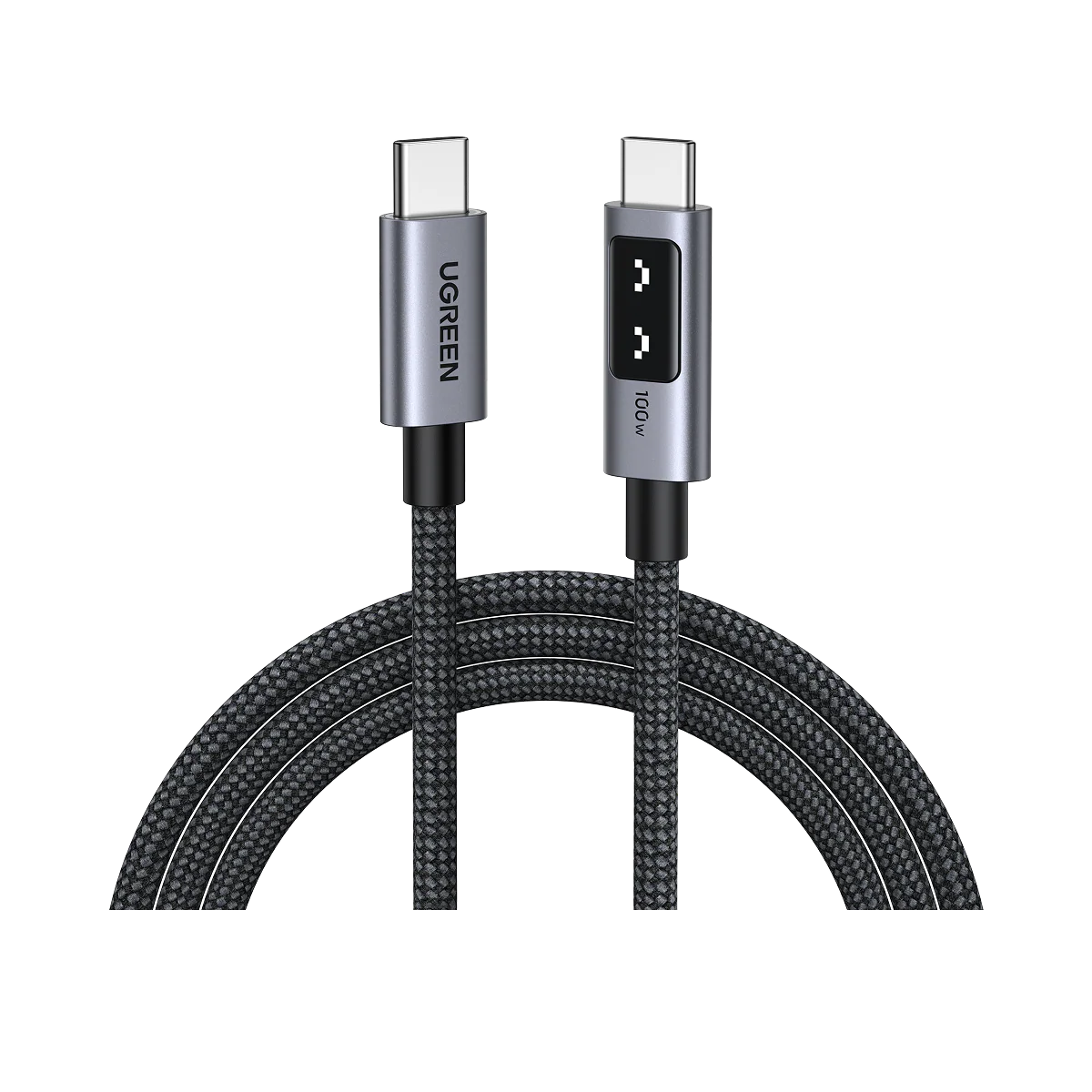 UGREEN CABLE BRAIDED UNO C TO C BLACK