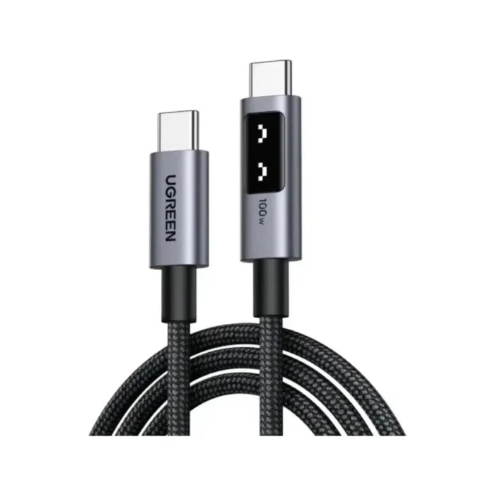 UGREEN CABLE BRAIDED UNO C TO C BLACK