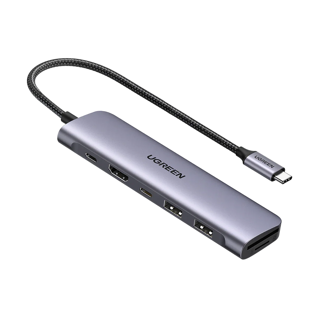 UGREEN USB HUB TYPE C 7IN1 10IN1 GRAY