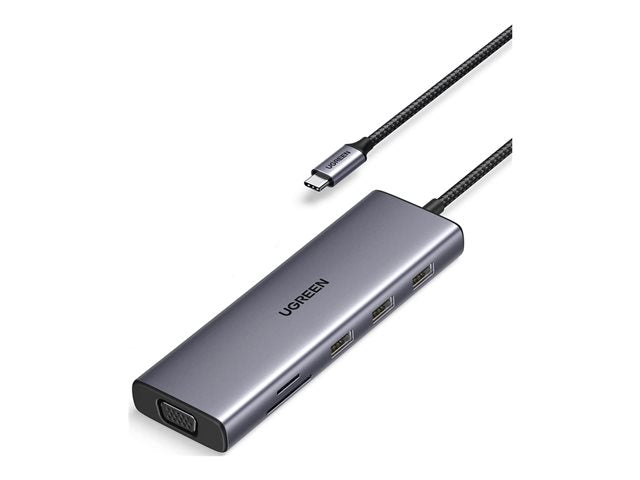 UGREEN USB HUB TYPE C 7IN1 10IN1 GRAY