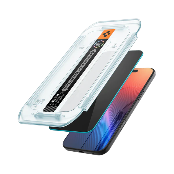 SPIGEN TEMPERED GLASS IPHONE 15 16 17 PRO MAX PLUS AIR E EZ FIT CLEAR PRIVACY SPY